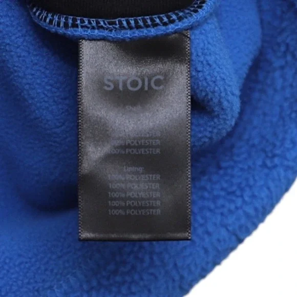 Stoic Color block Snap Neck Fleece Pullover Jacket Mens L STM051 - Picture 8 of 14